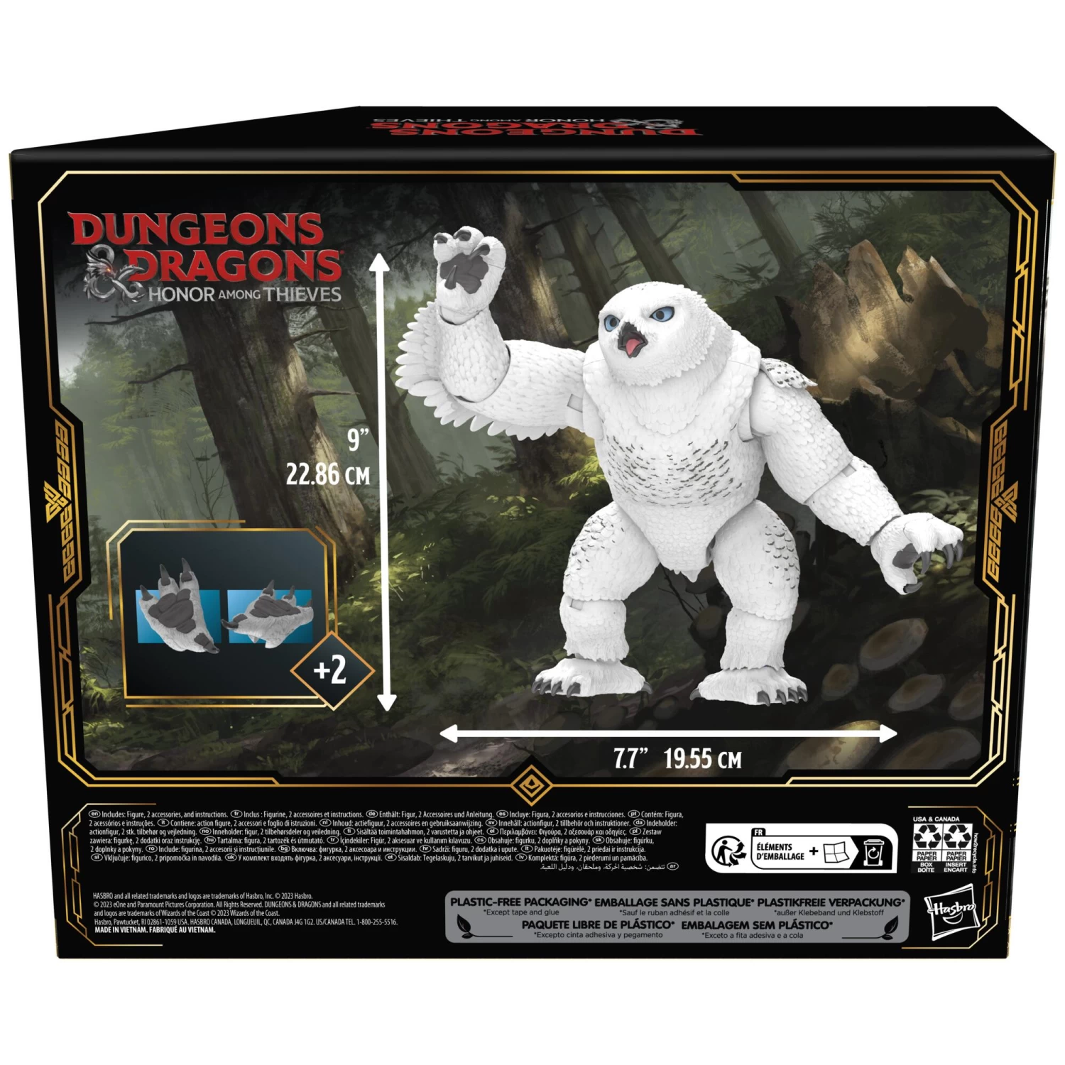 Hasbro Dungeons & Dragons Honor Among Thieves Golden Archive Action Figure - Owlbear / Doric 5 Hasbro Dungeons & Dragons Honor Among Thieves Golden Archive Action Figure - Owlbear / Doric - Image 5