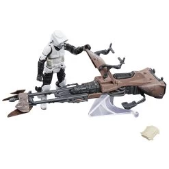 Hasbro Star Wars The Vintage Collection 3.75 Inch Scale Vehicle - Speeder Bike & Scout Trooper -Toy Promotion Store f68825l00 detail 4 22 online 2000sq