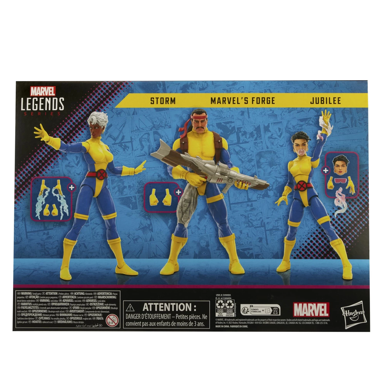 Hasbro Marvel Legends X-Men 60th Anniversary Action Figure - Marvel's Forge, Storm & Jubliee Multipack 7 Hasbro Marvel Legends X-Men 60th Anniversary Action Figure - Marvel's Forge, Storm & Jubliee Multipack - Image 7