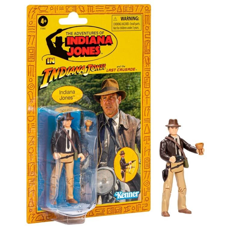 Hasbro Indiana Jones Retro Action Figure - Indiana Jones (The Last Crusade) 4 Hasbro Indiana Jones Retro Action Figure - Indiana Jones (The Last Crusade) - Image 4