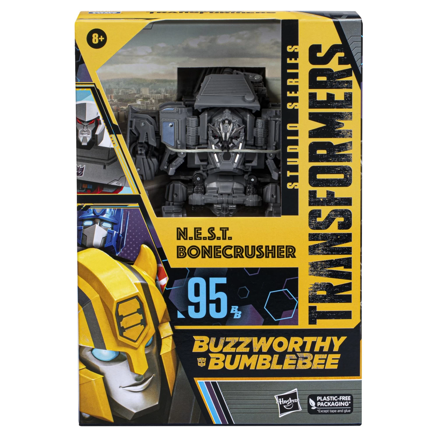 Hasbro Transformers Studio Series 95 Buzzworthy Bumblebee Voyager Action Figure - N.E.S.T Bonecrusher 1 Hasbro Transformers Studio Series 95 Buzzworthy Bumblebee Voyager Action Figure - N.E.S.T Bonecrusher