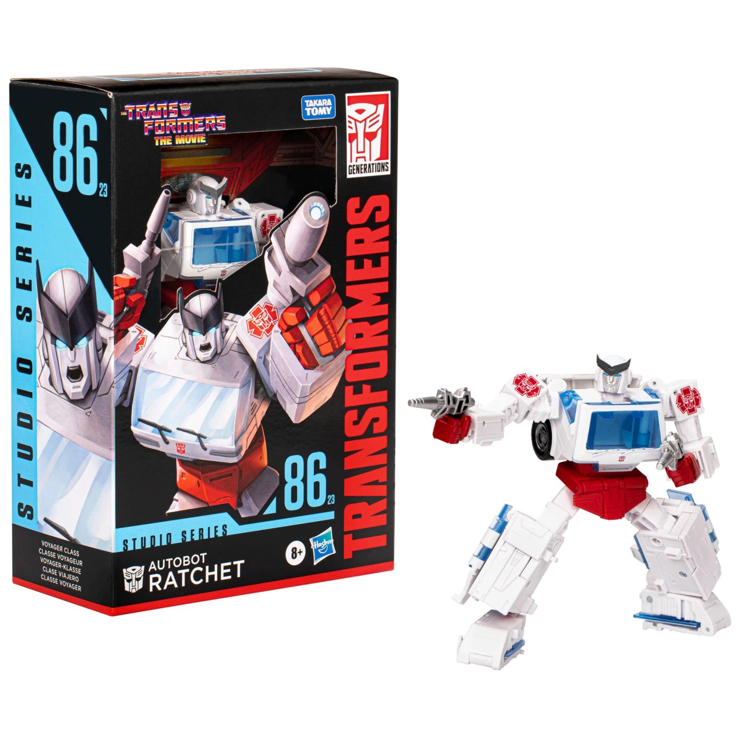 Hasbro Transformers Studio Series 86 Voyager Action Figure - Autobot Ratchet 1 Hasbro Transformers Studio Series 86 Voyager Action Figure - Autobot Ratchet