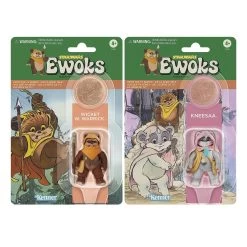 Hasbro Star Wars The Vintage Collection Ewoks Action Figure 2-Pack - Wicket & Kneesaa