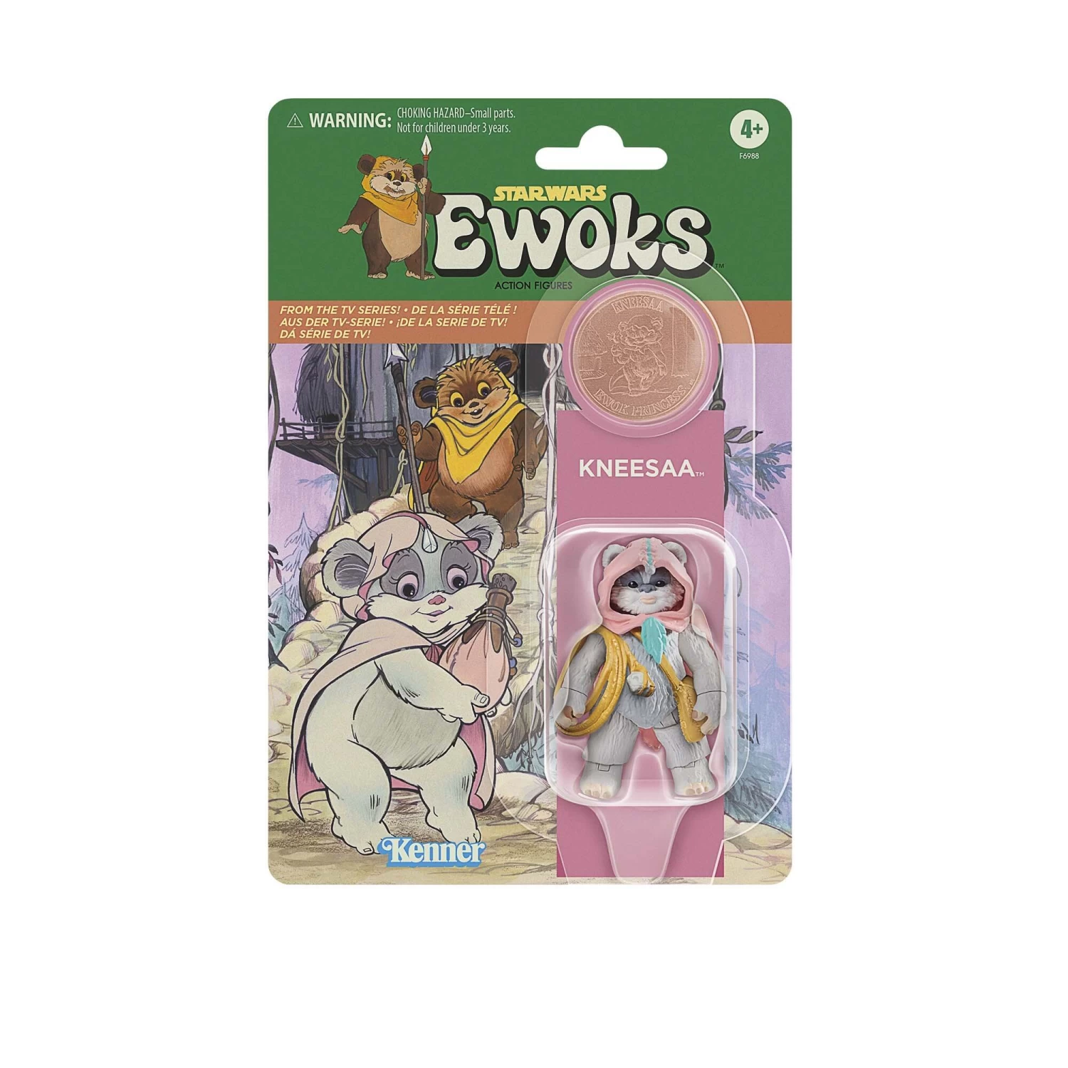 Hasbro Star Wars The Vintage Collection Ewoks Action Figure 2-Pack - Wicket & Kneesaa 2 Hasbro Star Wars The Vintage Collection Ewoks Action Figure 2-Pack - Wicket & Kneesaa - Image 2