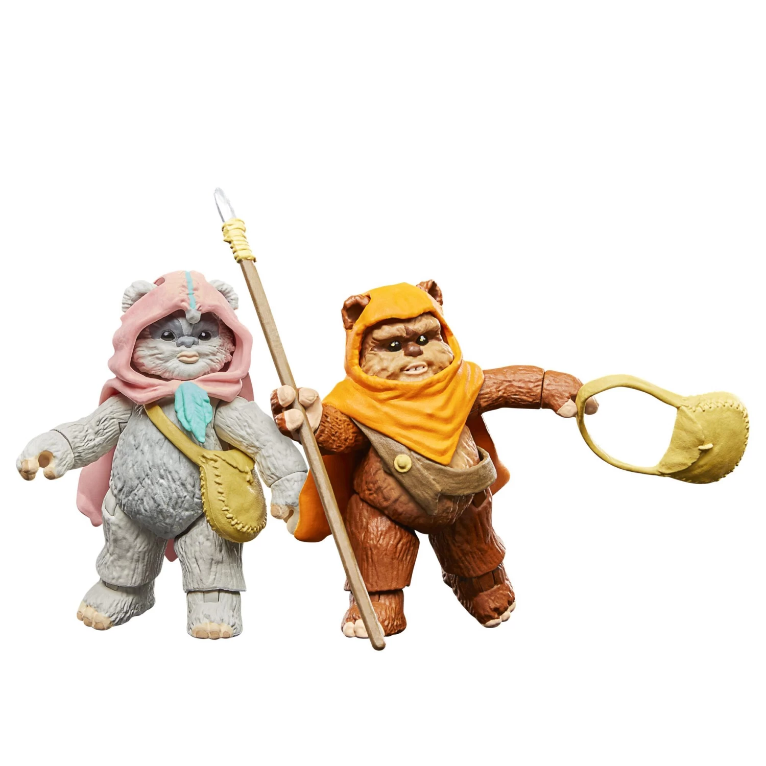 Hasbro Star Wars The Vintage Collection Ewoks Action Figure 2-Pack - Wicket & Kneesaa 5 Hasbro Star Wars The Vintage Collection Ewoks Action Figure 2-Pack - Wicket & Kneesaa - Image 5