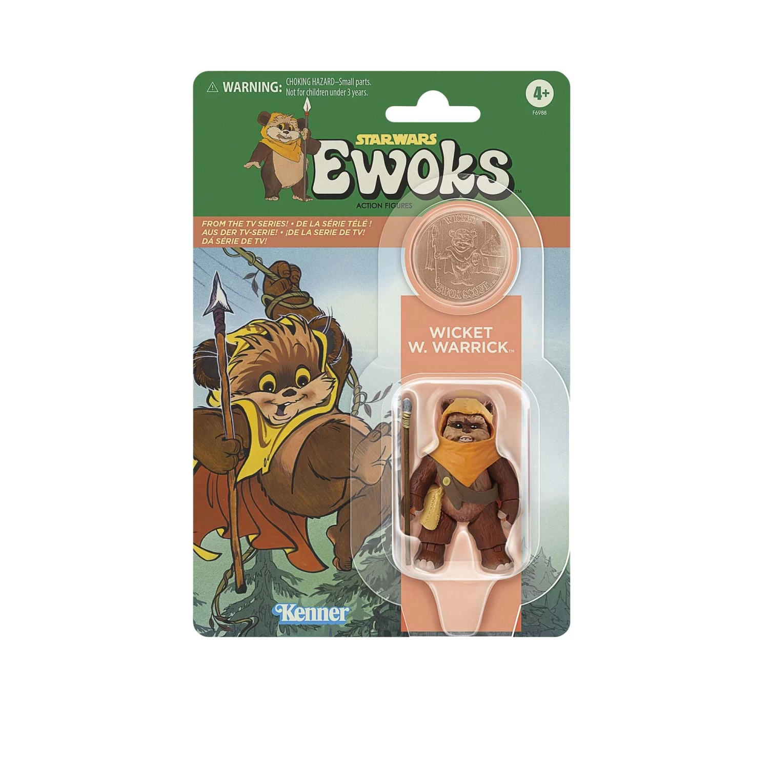 Hasbro Star Wars The Vintage Collection Ewoks Action Figure 2-Pack - Wicket & Kneesaa 3 Hasbro Star Wars The Vintage Collection Ewoks Action Figure 2-Pack - Wicket & Kneesaa - Image 3