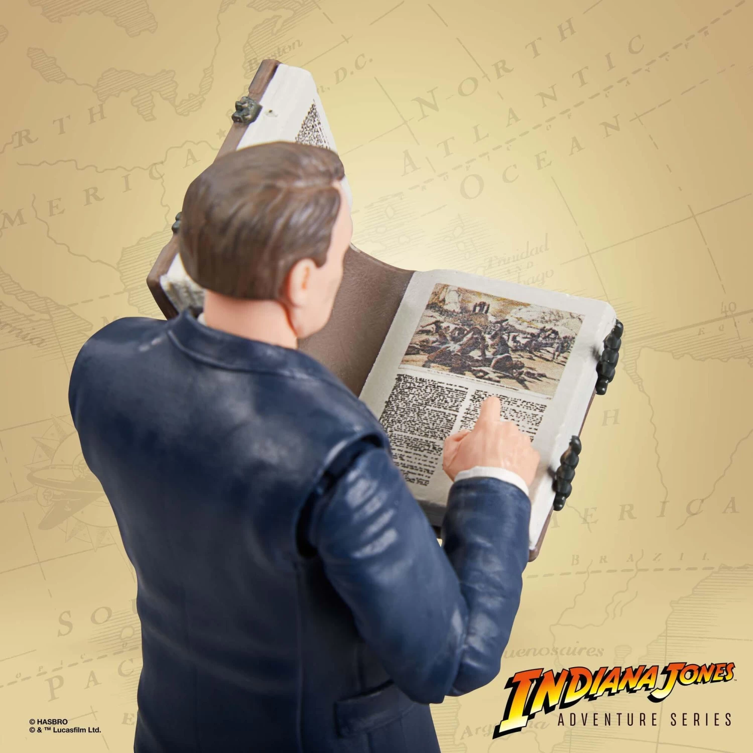 Hasbro Indiana Jones 6 Inch Exclusive Action Figure 2-Pack - Marcus Brody & Rene Belloq (Ark Showdown) 4 Hasbro Indiana Jones 6 Inch Exclusive Action Figure 2-Pack - Marcus Brody & Rene Belloq (Ark Showdown) - Image 4