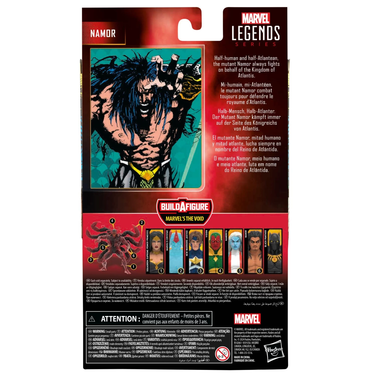 Hasbro *PRE-ORDER Marvel Legends 6 Inch Classic Action Figure Wave 2 - Namor 2 Hasbro *PRE-ORDER Marvel Legends 6 Inch Classic Action Figure Wave 2 - Namor - Image 2