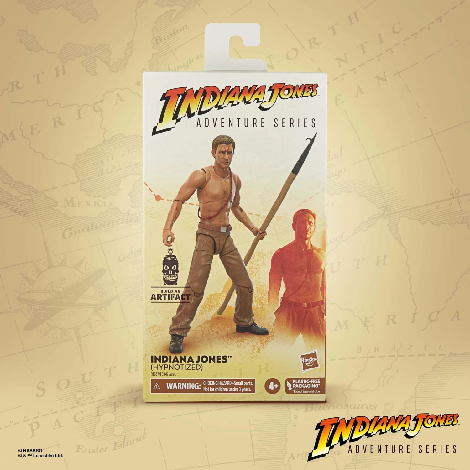 Hasbro Indiana Jones 6 Inch Action Figure Wave 2 - Indiana Jones (Hypnotized) 2 Hasbro Indiana Jones 6 Inch Action Figure Wave 2 - Indiana Jones (Hypnotized) - Image 2