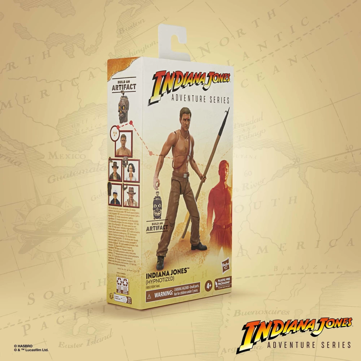 Hasbro Indiana Jones 6 Inch Action Figure Wave 2 - Indiana Jones (Hypnotized) 9 Hasbro Indiana Jones 6 Inch Action Figure Wave 2 - Indiana Jones (Hypnotized) - Image 9