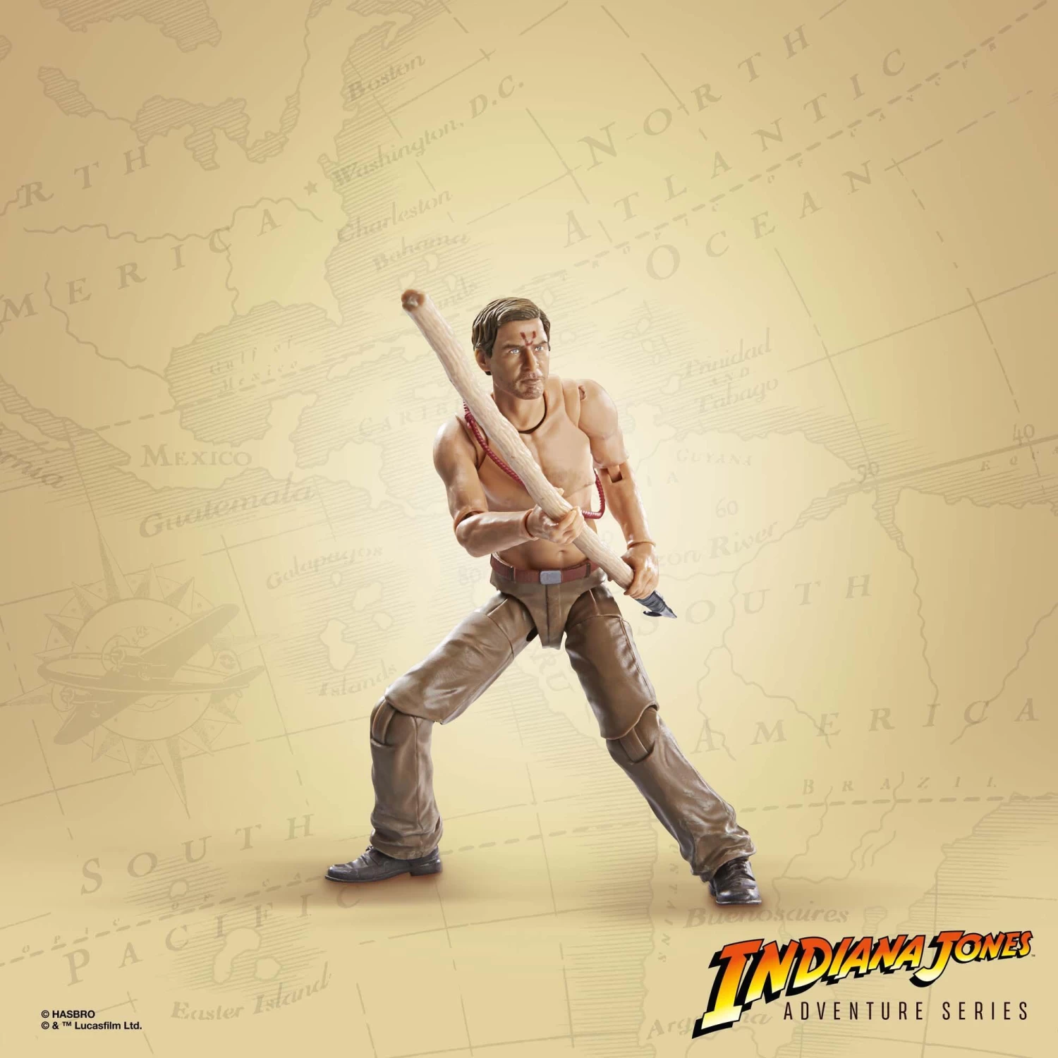 Hasbro Indiana Jones 6 Inch Action Figure Wave 2 - Indiana Jones (Hypnotized) 6 Hasbro Indiana Jones 6 Inch Action Figure Wave 2 - Indiana Jones (Hypnotized) - Image 6
