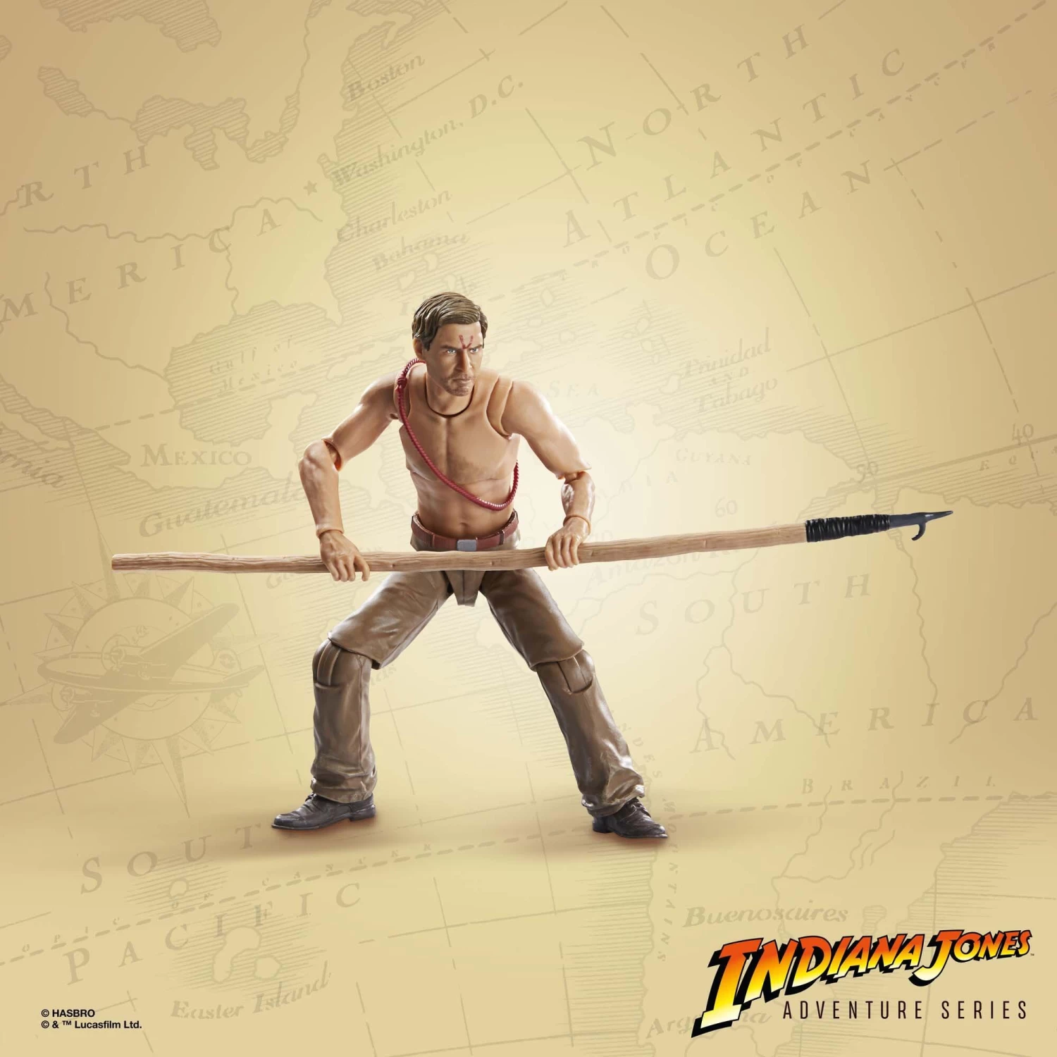 Hasbro Indiana Jones 6 Inch Action Figure Wave 2 - Indiana Jones (Hypnotized) 3 Hasbro Indiana Jones 6 Inch Action Figure Wave 2 - Indiana Jones (Hypnotized) - Image 3
