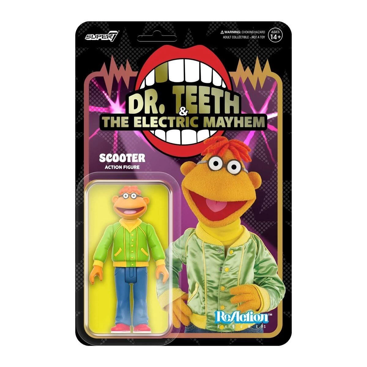 SUPER7 The Muppets Electric Mayhem Band Reaction Action Figure - Scooter 1 SUPER7 The Muppets Electric Mayhem Band Reaction Action Figure - Scooter