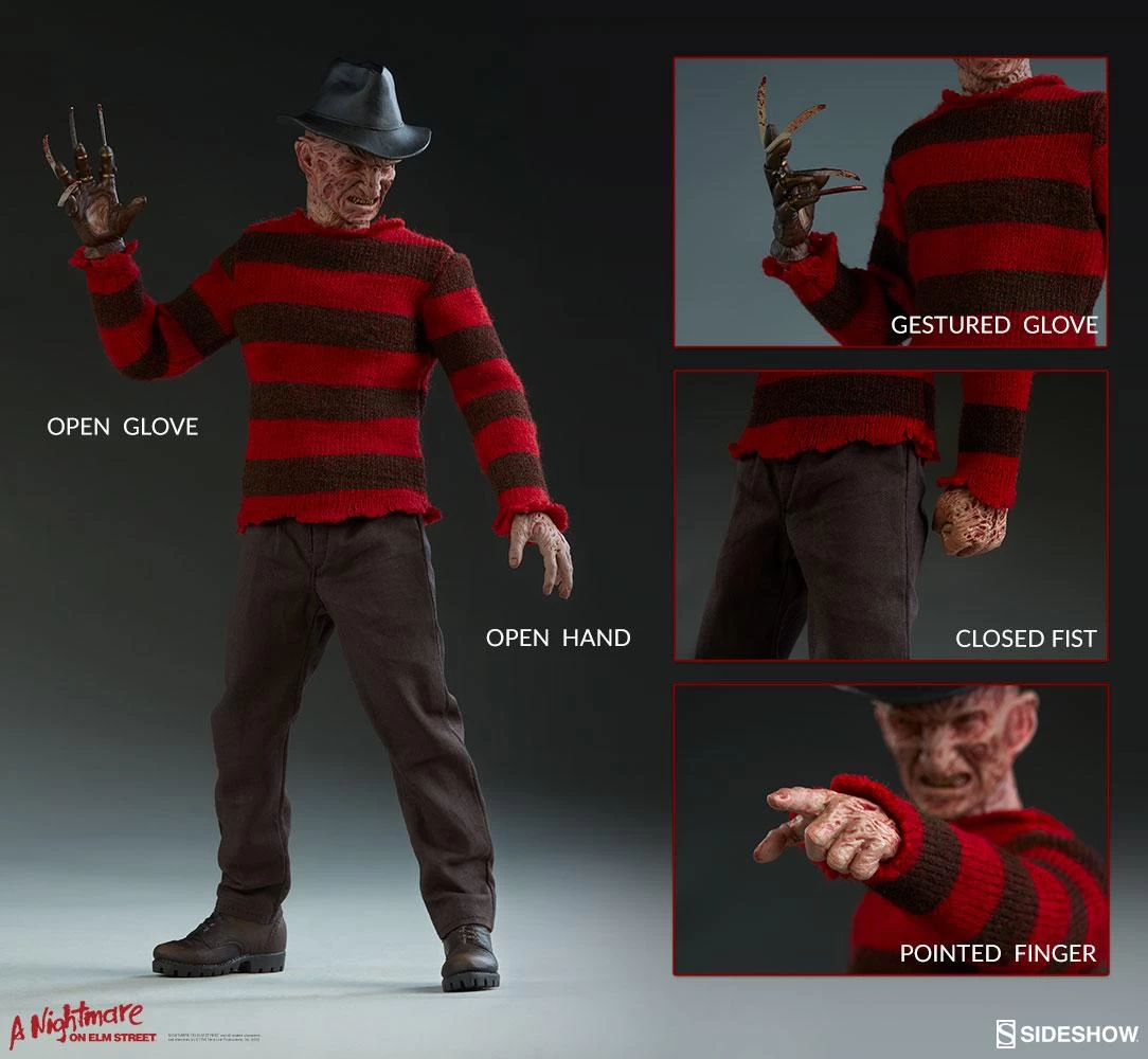Freddy Krueger - A Nightmare On Elm Street 3 Dream Warriors - Sideshow Collectibles 1/6 Scale Action Figure 10 Freddy Krueger - A Nightmare On Elm Street 3 Dream Warriors - Sideshow Collectibles 1/6 Scale Action Figure - Image 10