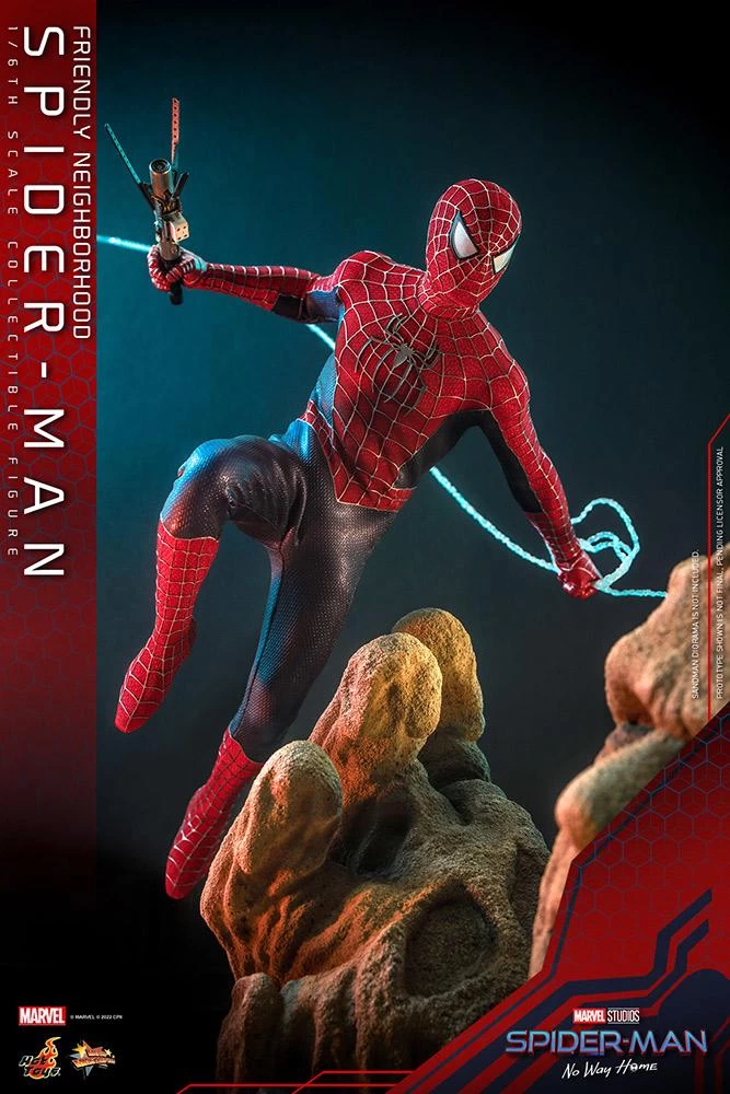 *PRE-ORDER Friendly Neighbourhood Spider-Man - Marvel Hot Toys Collectibles 1/6 Scale Action Figure 6 *PRE-ORDER Friendly Neighbourhood Spider-Man - Marvel Hot Toys Collectibles 1/6 Scale Action Figure - Image 6
