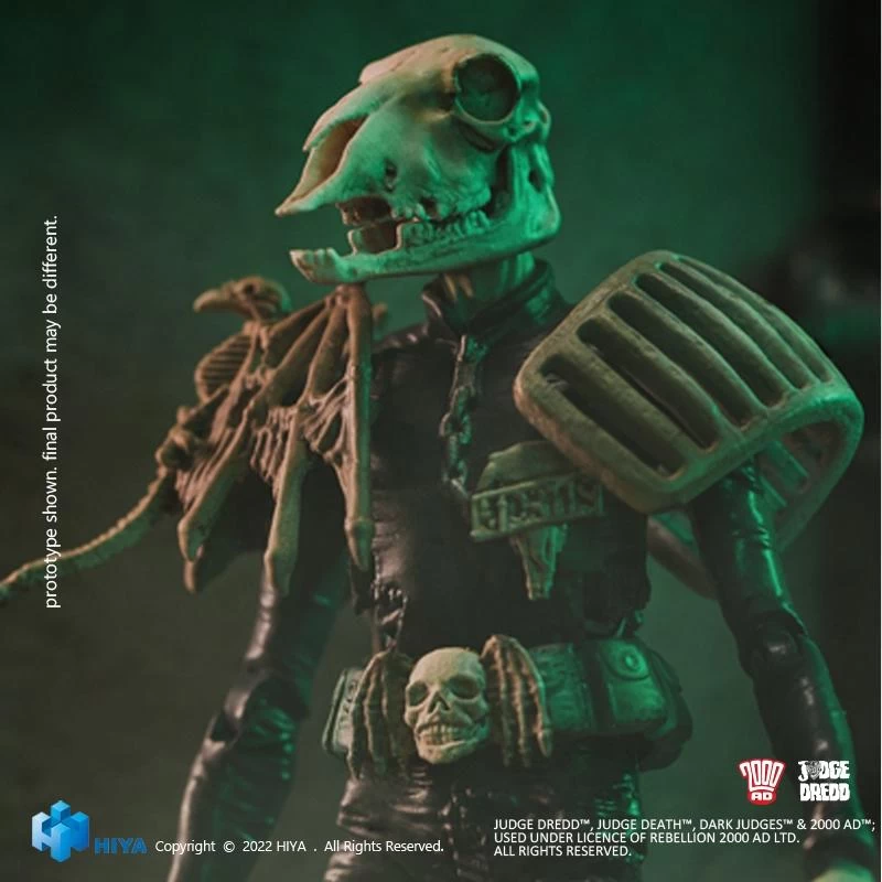 HIYA Toys Judge Dredd 1:18 Scale Action Figures - Judge Mortis 2 HIYA Toys Judge Dredd 1:18 Scale Action Figures - Judge Mortis - Image 2