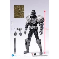 HIYA Toys Judge Dredd 1:18 Scale Action Figures - Judge Dredd (Black And White) 9 HIYA Toys Judge Dredd 1:18 Scale Action Figures - Judge Dredd (Black And White) -Toy Promotion Store hemj0200 4 800x800 1