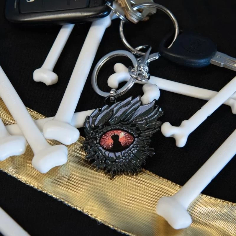 House Of The Dragon - Dragon Eye Enamel Keychain 3 House Of The Dragon - Dragon Eye Enamel Keychain - Image 3