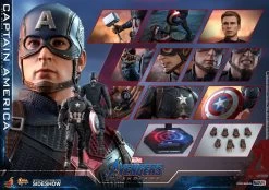 Captain America - Marvel Hot Toys Collectibles 1/6 Scale Action Figure -Toy Promotion Store ht904685 6