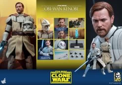 *PRE-ORDER Obi-Wan Kenobi (Clone Wars) - Star Wars: The Clone Wars Hot Toys Collectibles 1/6 Scale Action Figure -Toy Promotion Store ht906713 6