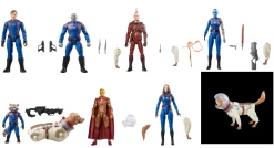 Hasbro Marvel Legends Guardians Of The Galaxy Wave 3 Action Figure - Set Of 7 (BAF Marvel's Cosmo)
