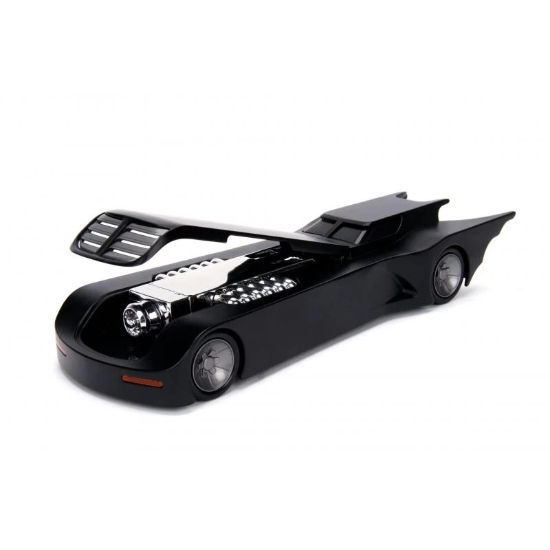 Jada Toys Batman The Animated Series - Batmobile With Batman Figure Hollywood Rides 1:24 Scale Die Cast Vehicle 4 Jada Toys Batman The Animated Series - Batmobile With Batman Figure Hollywood Rides 1:24 Scale Die Cast Vehicle - Image 4