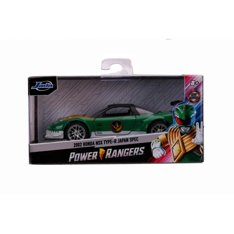 Jada Toys Power Rangers - 2002 Honda NSX Type-R Green Ranger Hollywood Rides 1:32 Scale Die Cast Vehicle 1 Jada Toys Power Rangers - 2002 Honda NSX Type-R Green Ranger Hollywood Rides 1:32 Scale Die Cast Vehicle