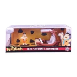 Jada Toys The Flintstones: Flintmobile With Fred Flintstone Figure Hollywood Rides 1:32 Scale Die Cast Vehicle