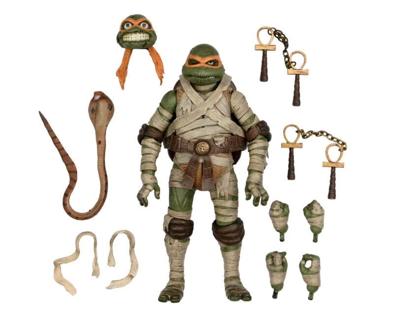 NECA *PRE-ORDER Universal Monsters X Teenage Mutant Ninja Turtles - Michelangelo (The Mummy) 1 NECA *PRE-ORDER Universal Monsters X Teenage Mutant Ninja Turtles - Michelangelo (The Mummy)