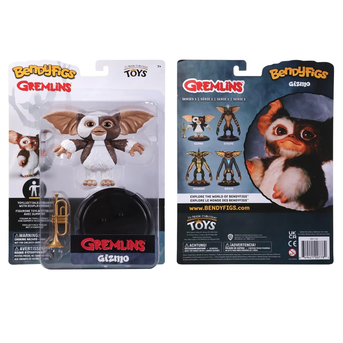 Noble Collection Gremlins Bendyfigs Action Figure - Gizmo 3 Noble Collection Gremlins Bendyfigs Action Figure - Gizmo - Image 3