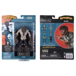 Noble Collection Universal Monsters Bendyfigs Action Figure - Wolfman 5 Noble Collection Universal Monsters Bendyfigs Action Figure - Wolfman -Toy Promotion Store nn1164 b w 600x600 1
