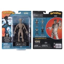 Noble Collection Universal Monsters Bendyfigs Action Figure - Mummy -Toy Promotion Store nn1165 b w