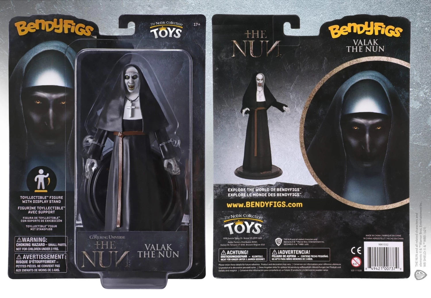 Noble Collection The Conjuring Bendyfigs Action Figure - Valak The Nun 2 Noble Collection The Conjuring Bendyfigs Action Figure - Valak The Nun - Image 2