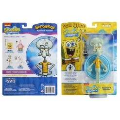 Noble Collection Spongebob Bendyfigs Action Figure - Squidward -Toy Promotion Store nn1414 a w