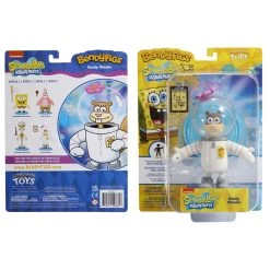 Noble Collection Spongebob Bendyfigs Action Figure - Sandy Cheeks -Toy Promotion Store nn1415 a w