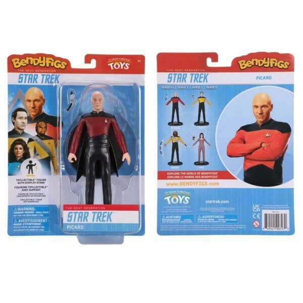 Noble Collection Star Trek: The Next Generation Bendyfigs Action Figure - Captain Picard 3 Noble Collection Star Trek: The Next Generation Bendyfigs Action Figure - Captain Picard - Image 3