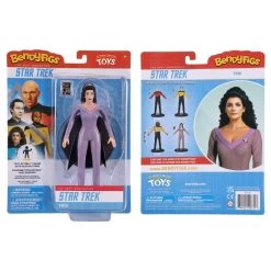Noble Collection Star Trek: The Next Generation Bendyfigs Action Figure - Deanna Troi -Toy Promotion Store nn1509 b w