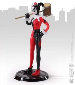 Noble Collection DC Bendyfigs Action Figure - Harley Quinn Jester -Toy Promotion Store nn4061d