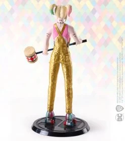 Noble Collection DC Bendyfigs Action Figure - Harley Quinn (Birds Of Prey) -Toy Promotion Store nn4563f