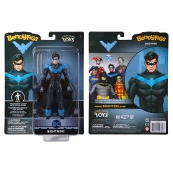 Noble Collection DC Bendyfigs Action Figure - Nightwing -Toy Promotion Store nn4784 b w
