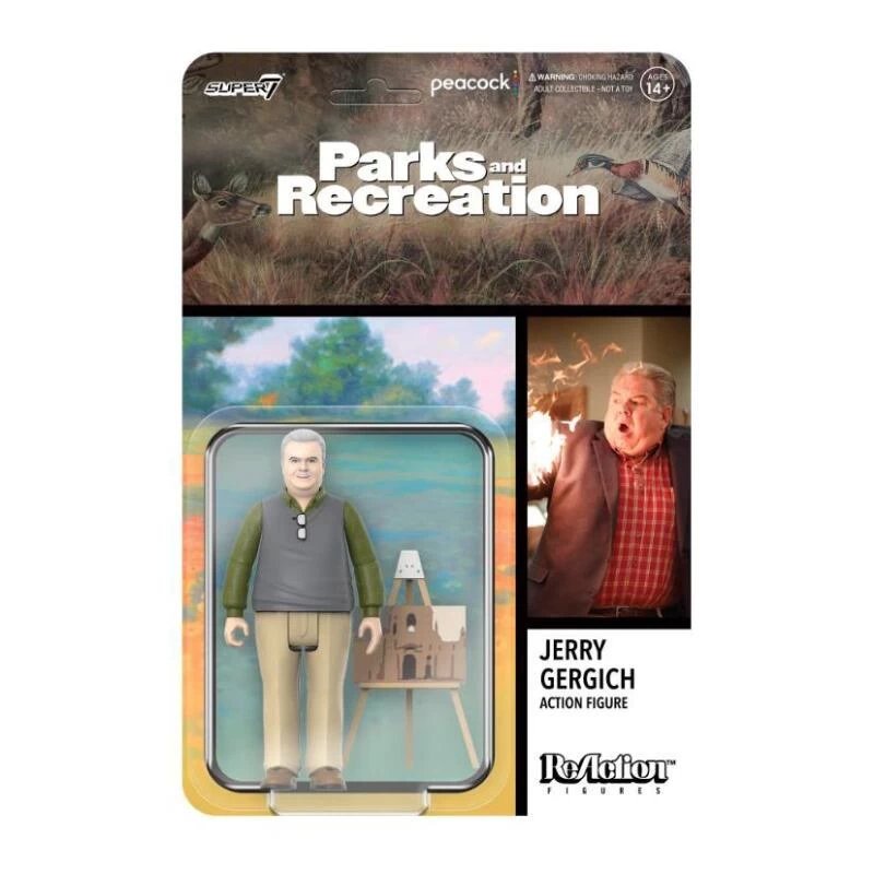 SUPER7 Parks And Recreation Wave 2 ReAction Figure - Jerry Gergich 1 SUPER7 Parks And Recreation Wave 2 ReAction Figure - Jerry Gergich