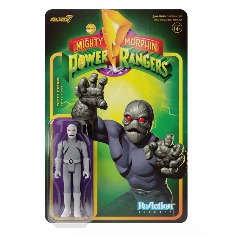 SUPER7 Power Rangers ReAction Action Figure - Putty Patroller 1 SUPER7 Power Rangers ReAction Action Figure - Putty Patroller