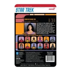 SUPER7 Star Trek: The Next Generation ReAction Action Figure Wave 2 - Counsellor Troi -Toy Promotion Store re startrek w2 thenextgeneration counselortroi backofcard 2048 2