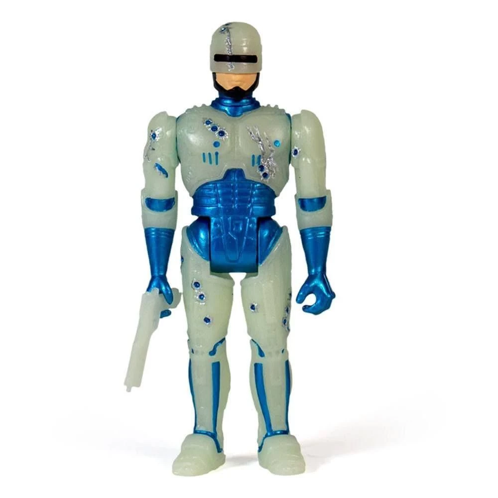 SUPER7 Robocop ReAction Action Figure - Battle Damaged Robocop (GLOW IN THE DARK) 2 SUPER7 Robocop ReAction Action Figure - Battle Damaged Robocop (GLOW IN THE DARK) - Image 2