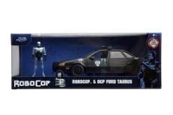 Jada Toys Robocop - OCP Ford Taurus With Robocop Figure Hollywood Rides 1:24 Scale Die Cast Vehicle