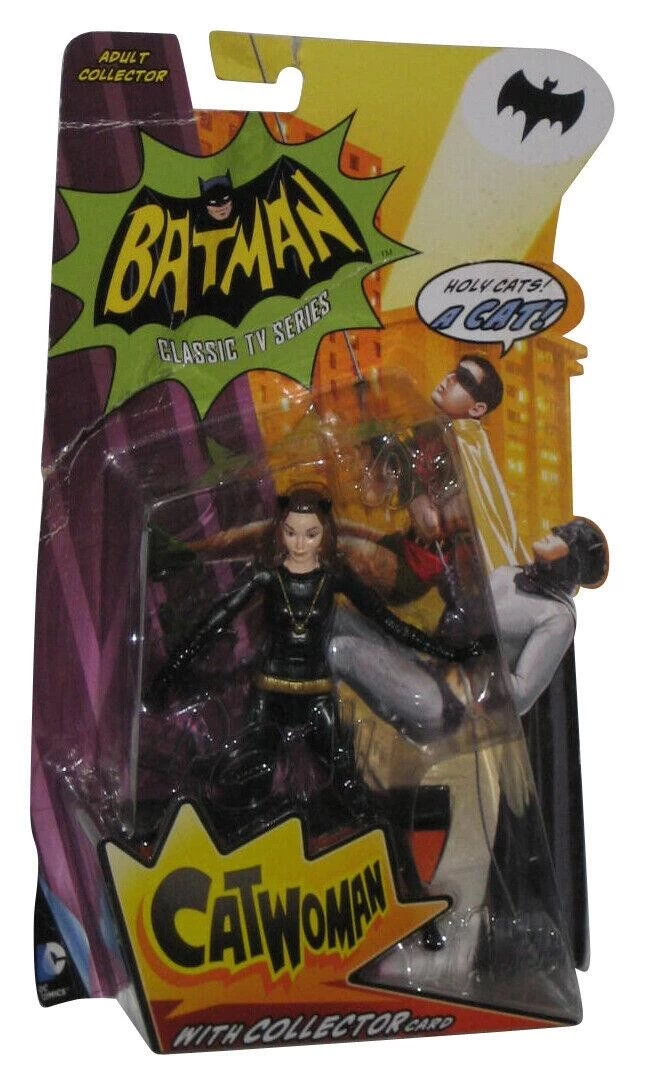 MATTEL DC Comics Batman 1966 Classic Action Figure - Catwoman (Possibly Non-Mint Card) 1 MATTEL DC Comics Batman 1966 Classic Action Figure - Catwoman (Possibly Non-Mint Card)