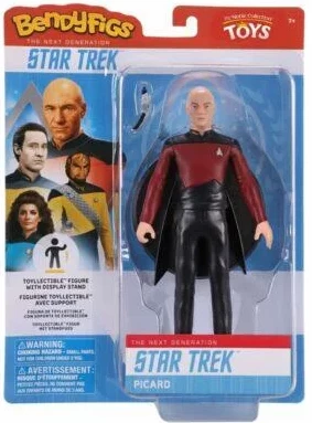 Noble Collection Star Trek: The Next Generation Bendyfigs Action Figure - Captain Picard 1 Noble Collection Star Trek: The Next Generation Bendyfigs Action Figure - Captain Picard