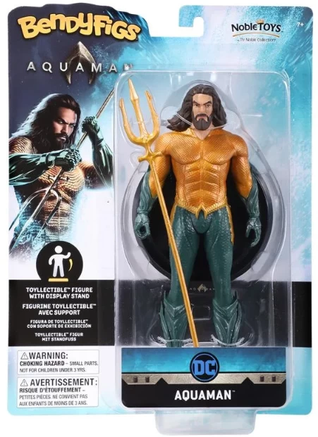 Noble Collection Aquaman Bendyfigs Action Figure - Aquaman 1 Noble Collection Aquaman Bendyfigs Action Figure - Aquaman