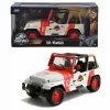 Jada Toys Jurassic Park - Jeep Wrangler 1:24 Scale Jada Hollywood Rides Die Cast Vehicle
