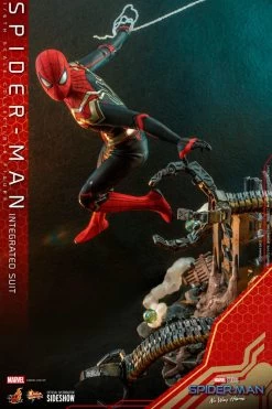 Spider-Man Intergrated Suit - Spider-Man Far From Home - Marvel Hot Toys Collectibles 1/6 Scale Action Figure -Toy Promotion Store spider man integrated suit marvel gallery 619542c9c1c35